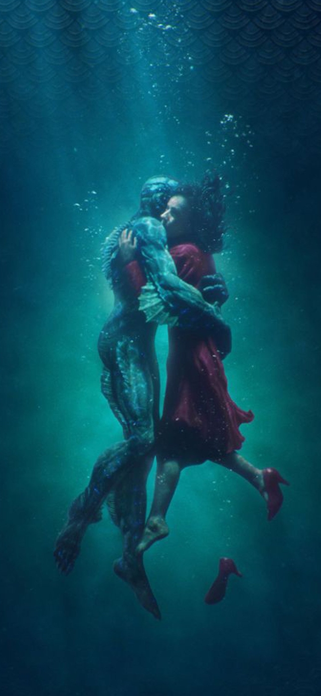 1125x2436 Shape of water poster film art illustration - illustration iPhone X Wallpaper
