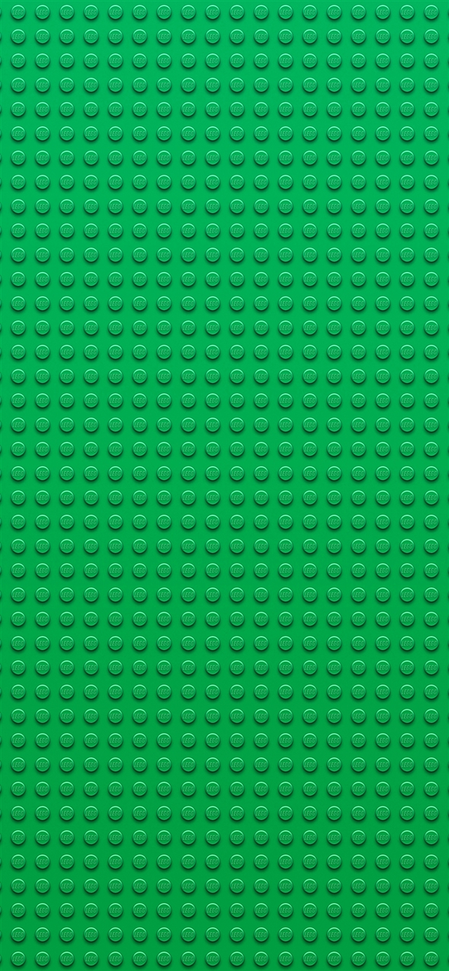 1125x2436 Lego toy green block pattern - cyan iPhone X Wallpaper