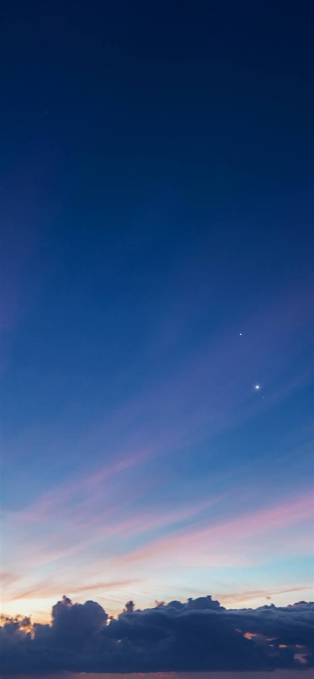 1125x2436 Sky blue sunshine healing - blue iPhone X Wallpaper