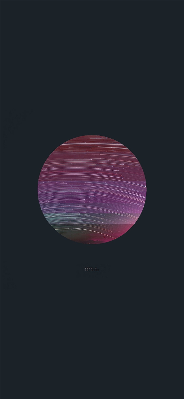 1125x2436 Art star minimal simple poster dark - purple iPhone X Wallpaper
