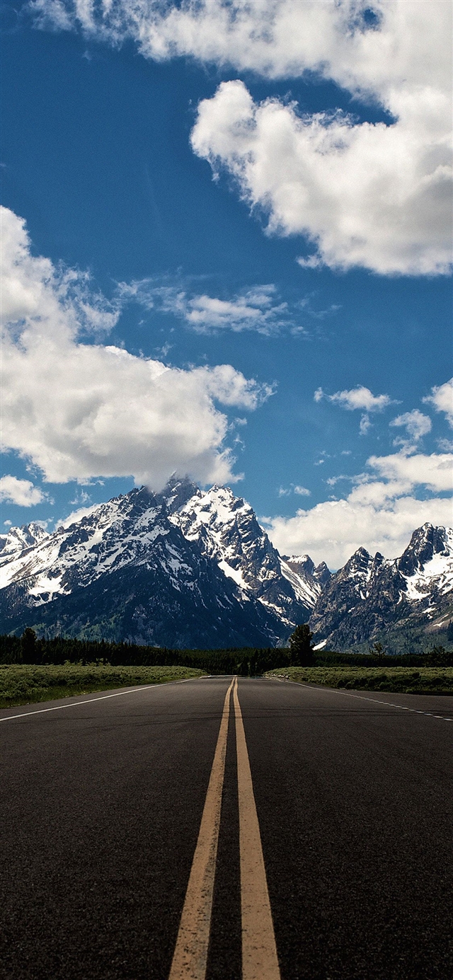 1125x2436 Road to sky mountain hightway - mountain iPhone X Wallpaper