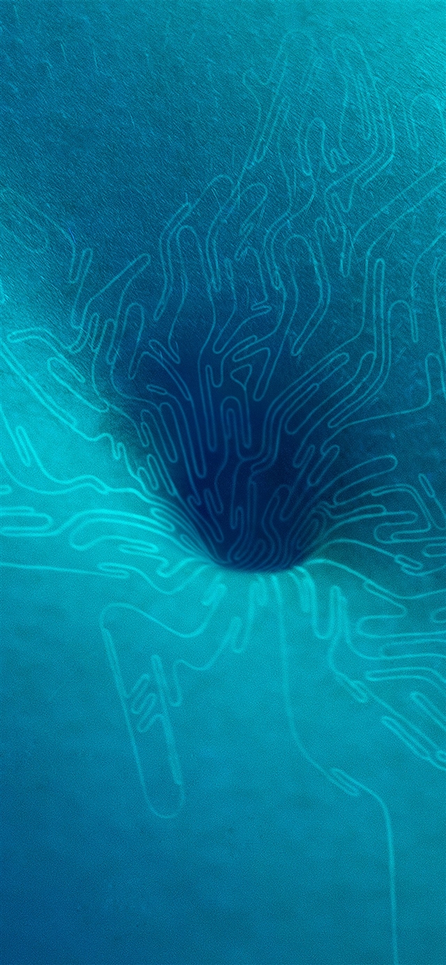 1125x2436 Hole digital dark belly pattern background - background iPhone X Wallpaper