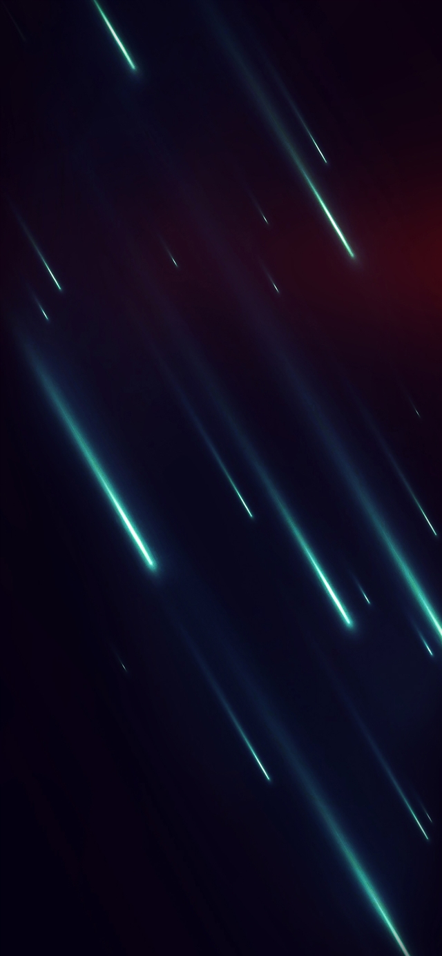 1125x2436 Meteor graphic blue flare dark digital art pattern - flare iPhone X Wallpaper