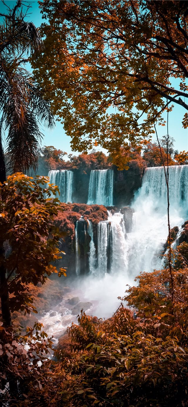 1125x2436 Iguazu Falls - waterfall iPhone X Wallpaper