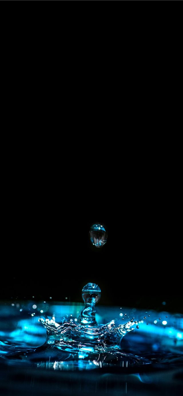 1125x2436 Water Crown - splash iPhone X Wallpaper