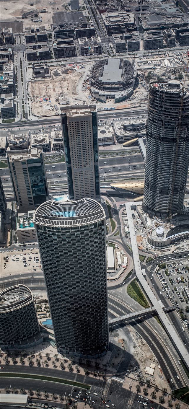 1125x2436 Burj Khalifa  Dubai  United Arab Emirates - city iPhone X Wallpaper