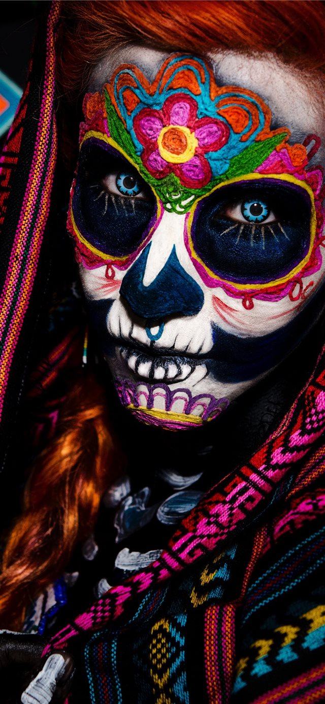 1125x2436 catrina - festival iPhone X Wallpaper