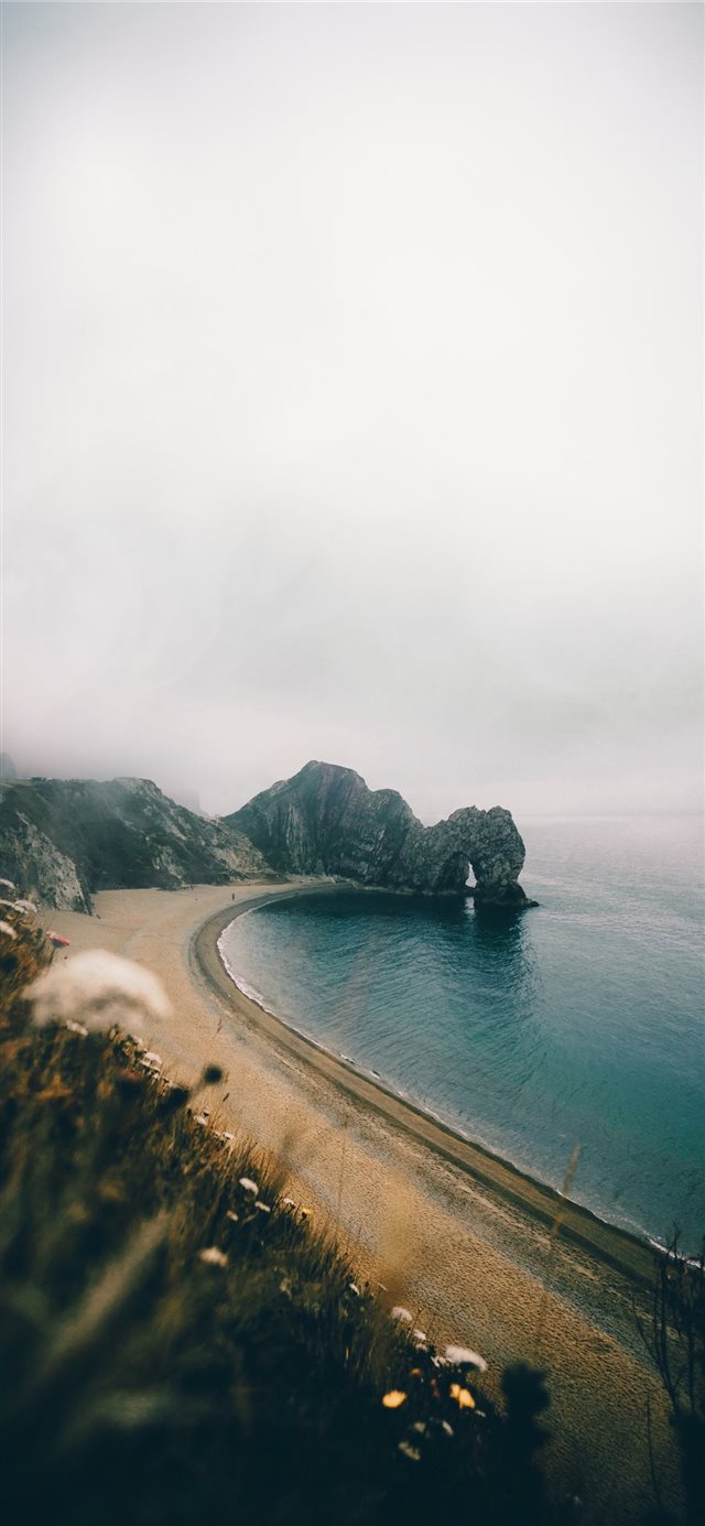 1125x2436 Durdle Door - moody iPhone X Wallpaper