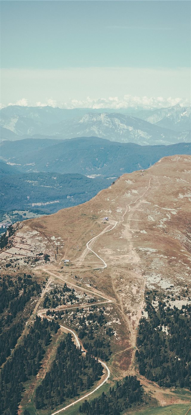 1125x2436 Summer in the ski resort - rope iPhone X Wallpaper