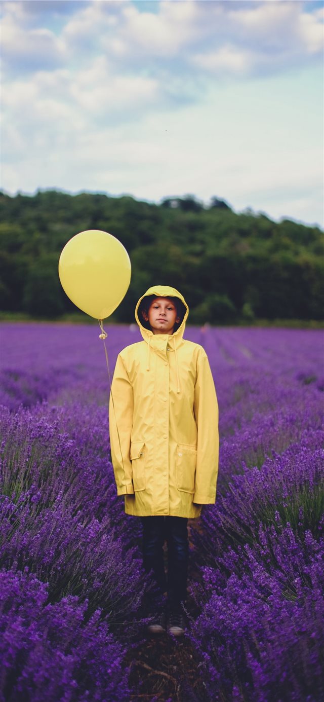 1125x2436 Yellow and Purple - nature iPhone X Wallpaper