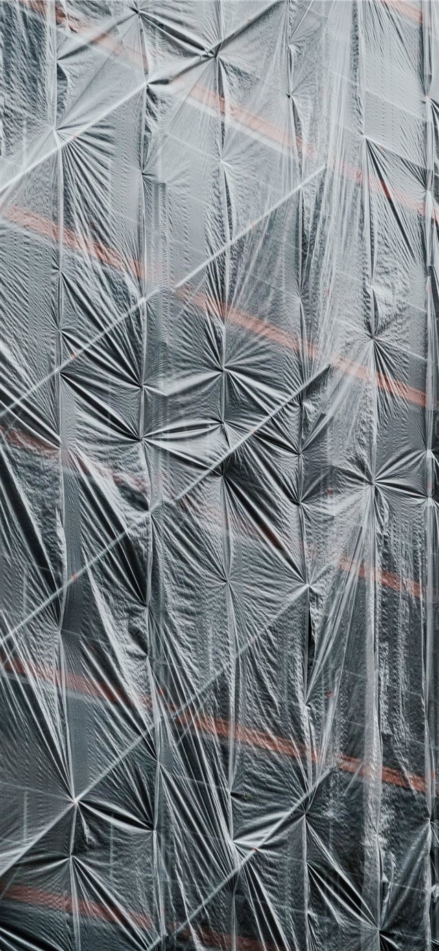 1125x2436 scaffolding and plastic in Paris  France - construction iPhone X Wallpaper