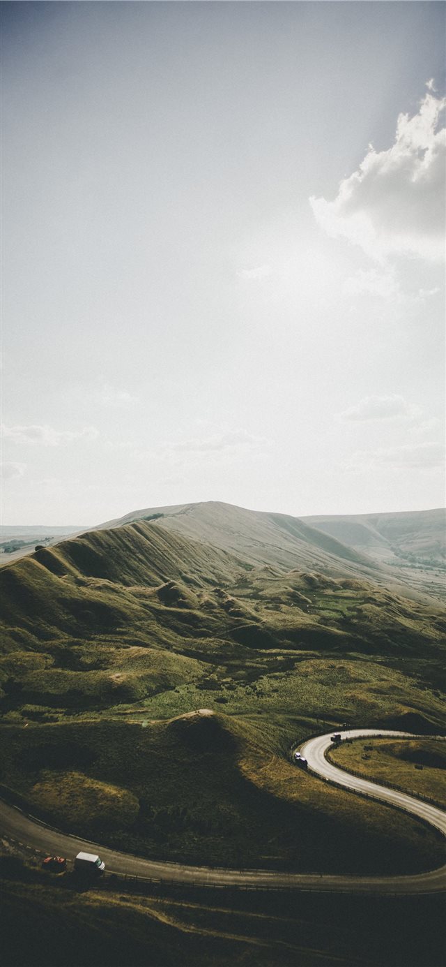 1125x2436 Peak District National Park  Brushfield  United Ki... - uk iPhone X Wallpaper