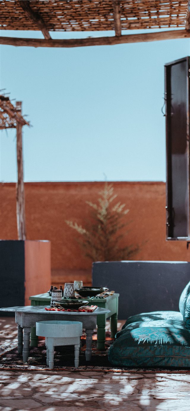 1125x2436 Morrocan Tones - wooden iPhone X Wallpaper