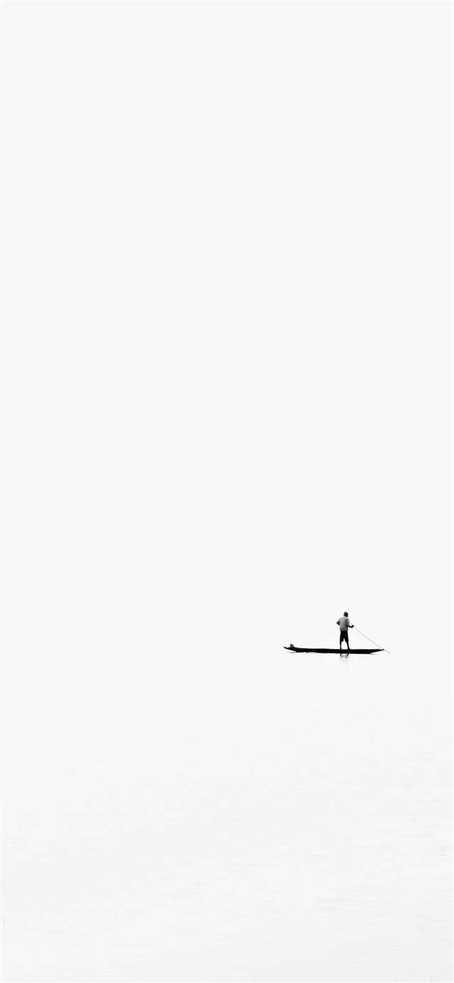 1125x2436 White black life - minimal iPhone X Wallpaper