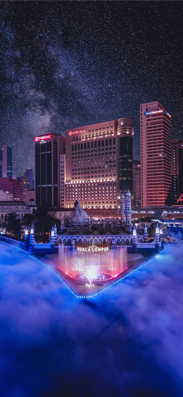 1125x2436 The River of Live  Kuala Lumpur - aerial iPhone X Wallpaper