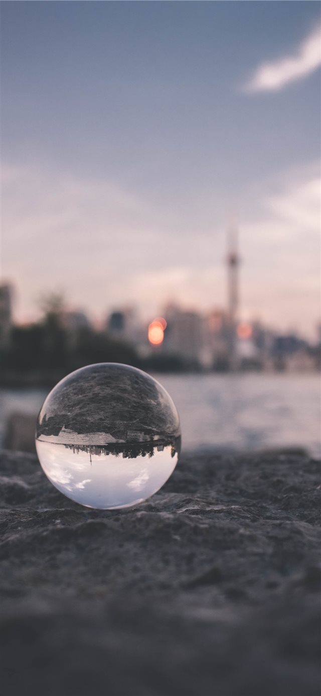 1125x2436 Toronto  Canada - reflection iPhone X Wallpaper