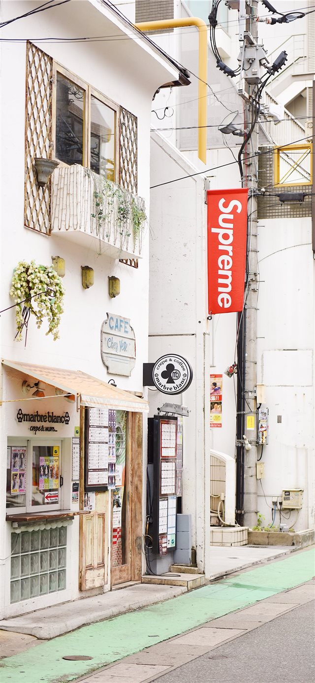 1125x2436 daimyo street - city iPhone X Wallpaper