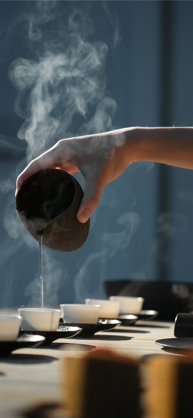 1125x2436 Tea ceremony - liquid iPhone X Wallpaper