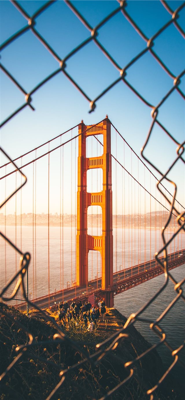 1125x2436 Sunrise at Golden Gate - san francisco iPhone X Wallpaper