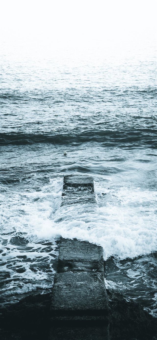 1125x2436 Deep blue - cold iPhone X Wallpaper