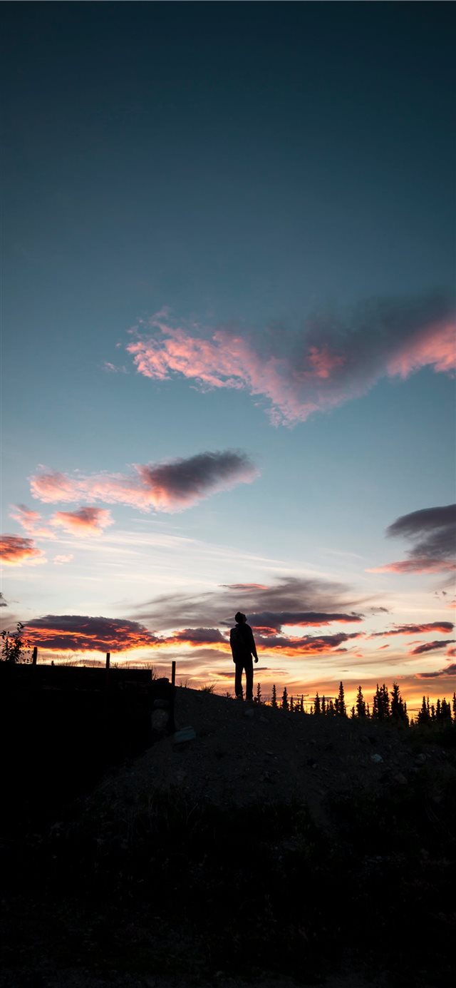 1125x2436 Enjoy Every Sunset - orange iPhone X Wallpaper