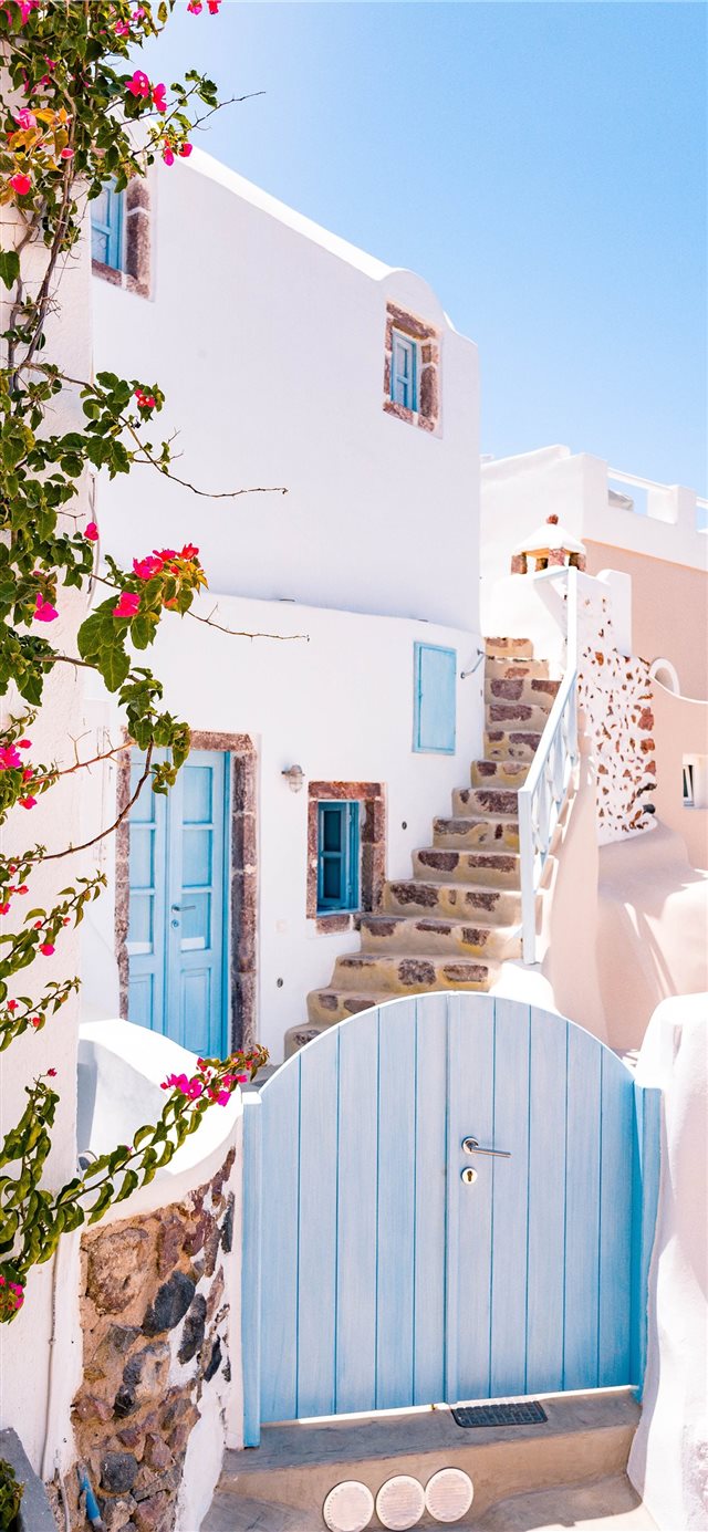 1125x2436 Greek Cottage -  iPhone X Wallpaper