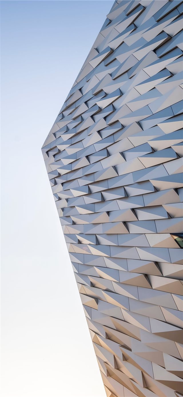 1125x2436 Titanic Belfast - shape iPhone X Wallpaper