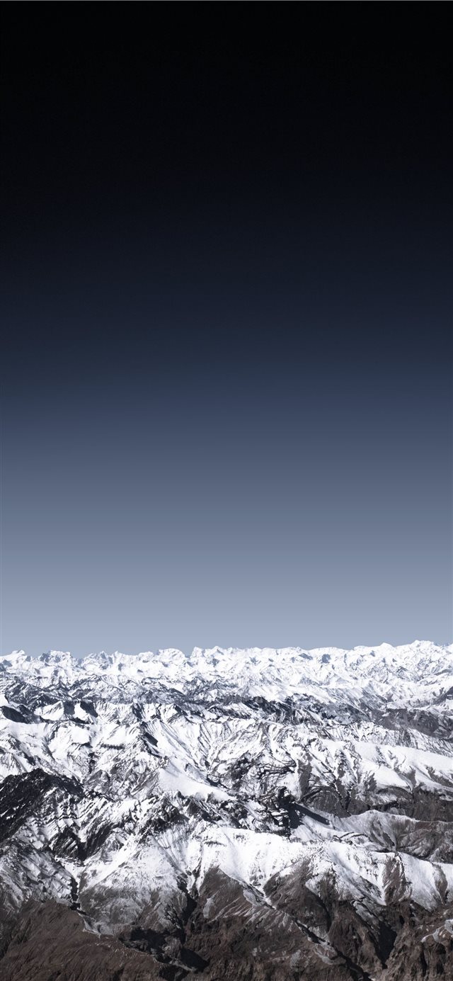 1125x2436 The mighty Himalayas - glacier iPhone X Wallpaper