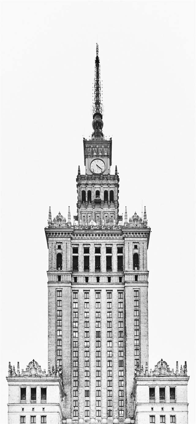 1125x2436 Palace of Culture and Science  Warszawa  Poland - minimal iPhone X Wallpaper