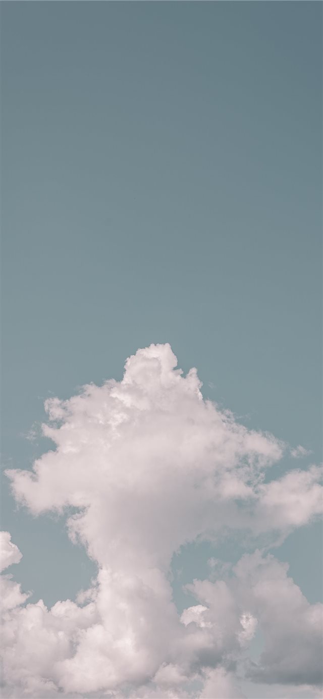 1125x2436 High clouds - minimal iPhone X Wallpaper