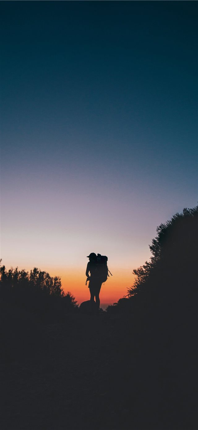 1125x2436 Last day on the trail - minimalist iPhone X Wallpaper
