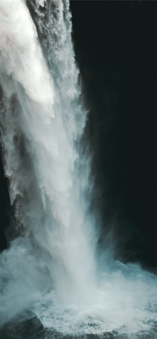 1125x2436 waterfall - shadow iPhone X Wallpaper