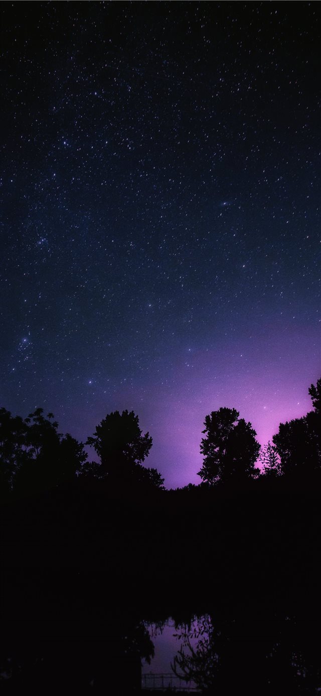 1125x2436 Dreamy night - night sky iPhone X Wallpaper