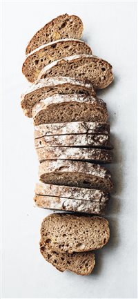 Homemade bread with walnuts wallpaper