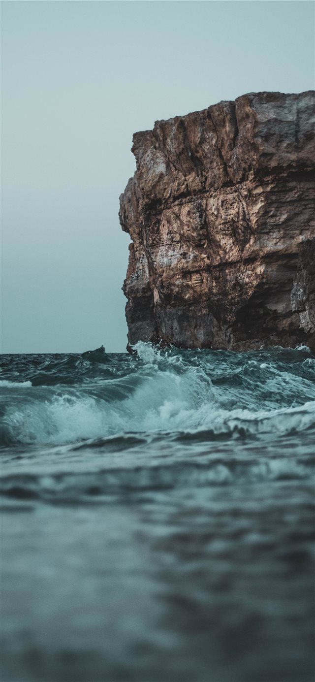 1125x2436 Dark Wave - moody iPhone X Wallpaper
