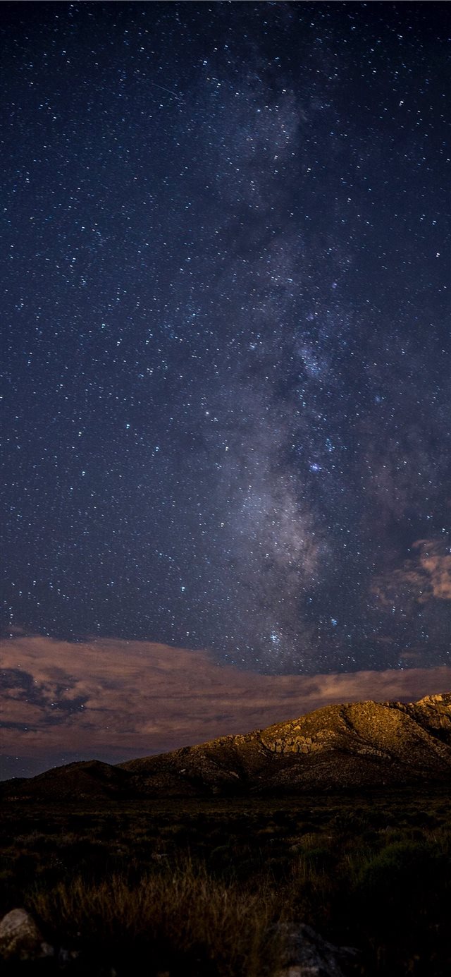 1125x2436 Exposed Night Sky - 35mm iPhone X Wallpaper