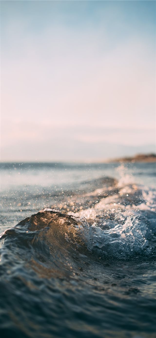 1125x2436 Little wave - natural iPhone X Wallpaper