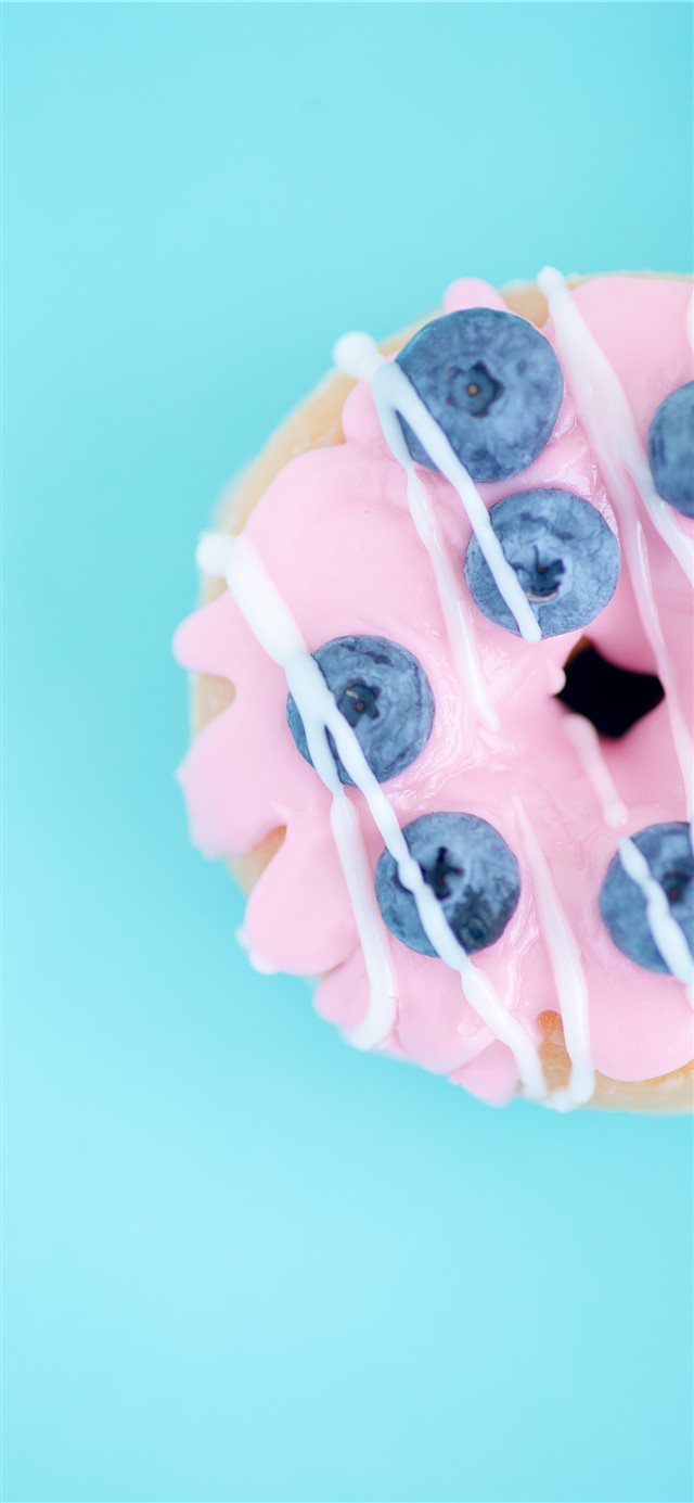 1125x2436 donut - minimalism iPhone X Wallpaper