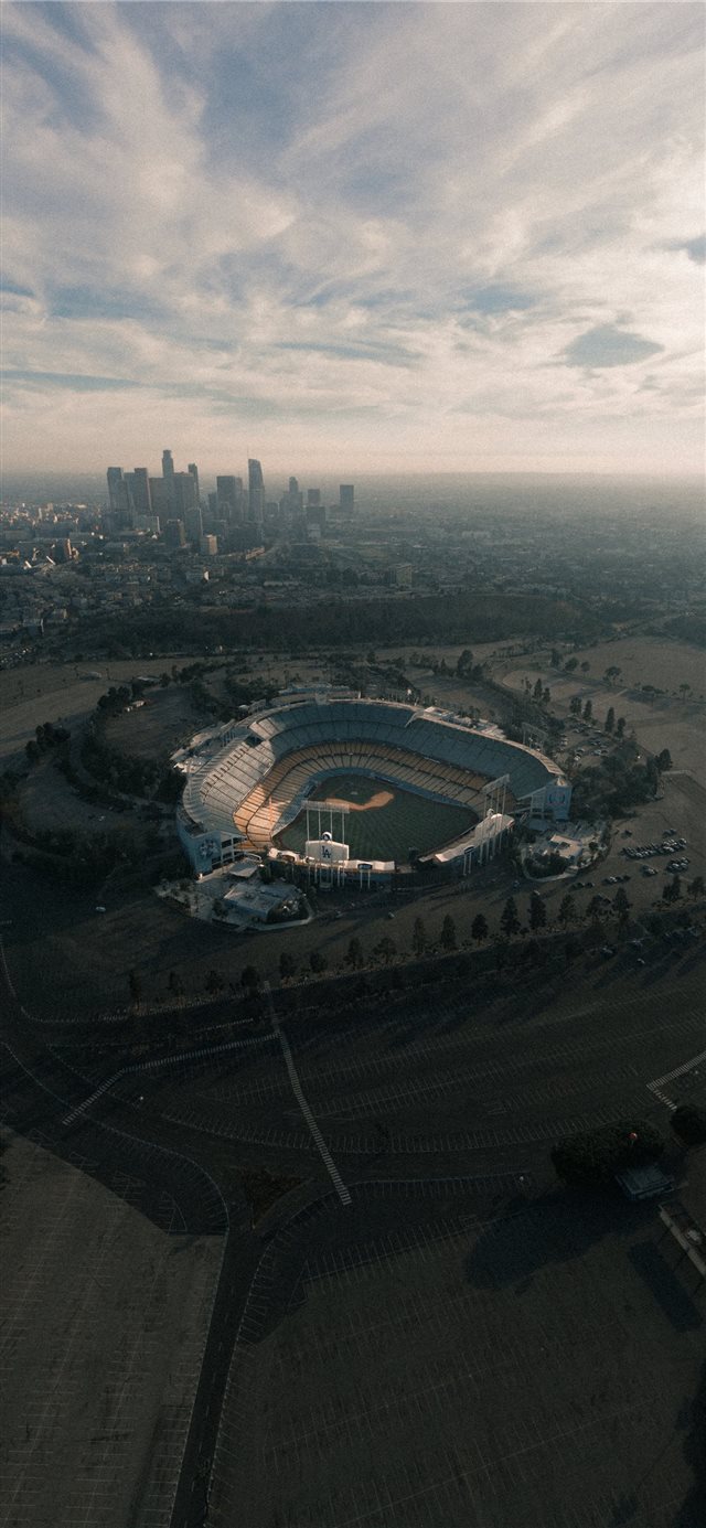 1125x2436 Stadium Way - aerial view iPhone X Wallpaper