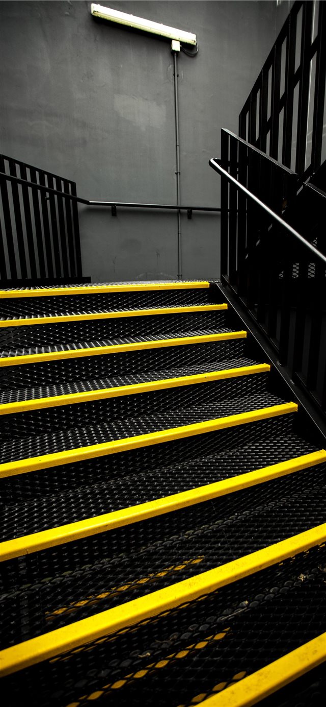 1125x2436 Black and yellow - yellow iPhone X Wallpaper