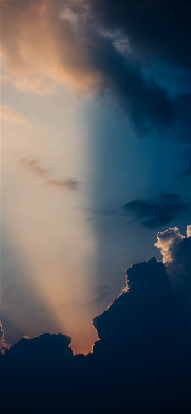 1125x2436 sunset - clouds iPhone X Wallpaper