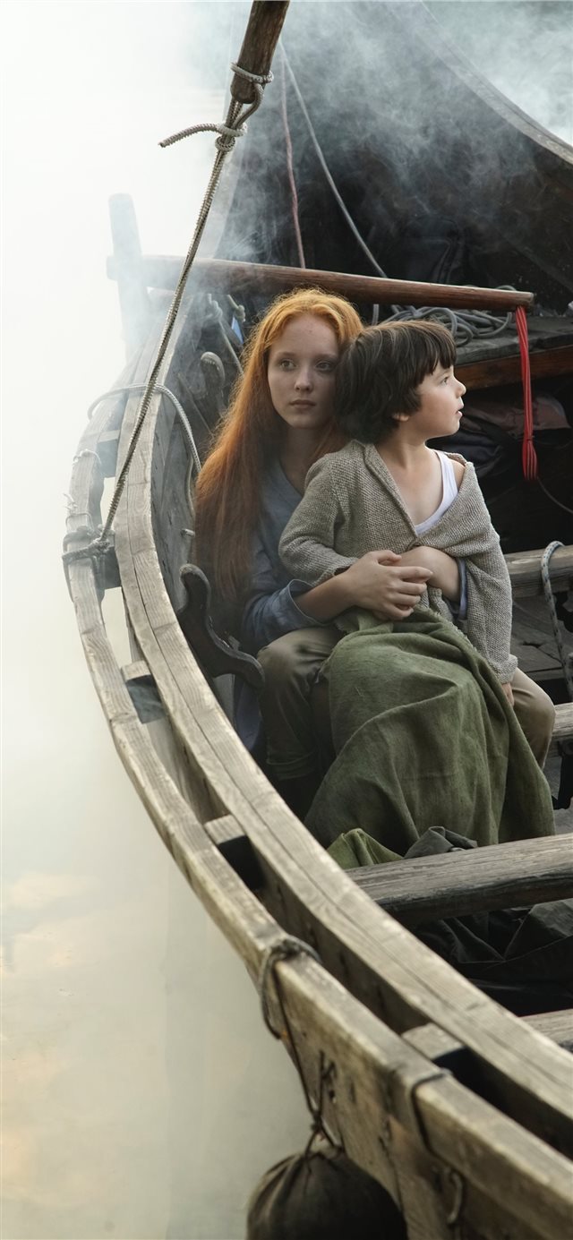 1125x2436 boat - boy iPhone X Wallpaper