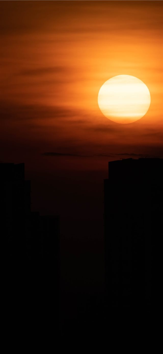 1125x2436 sunset - vertical iPhone X Wallpaper
