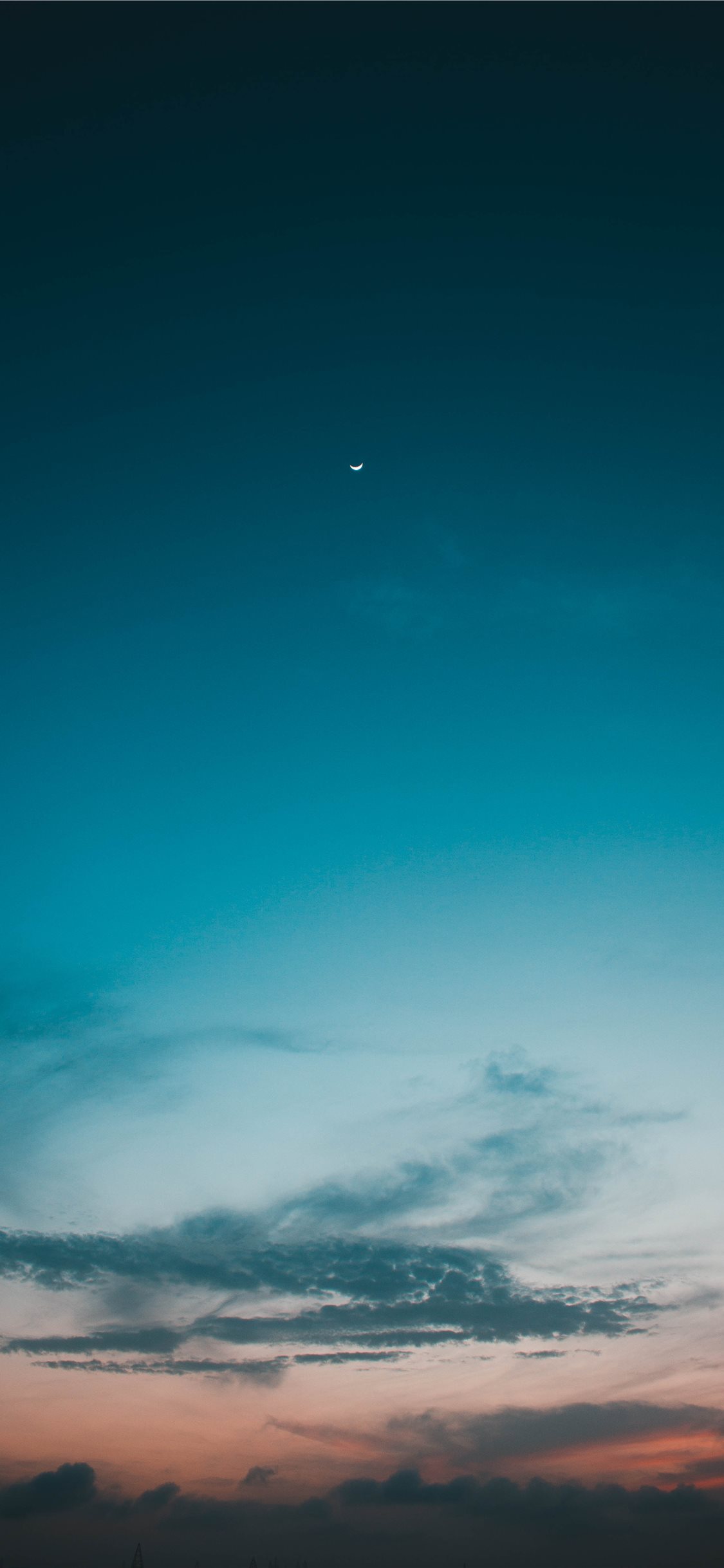 Setting moon iPhone X Wallpapers Free Download