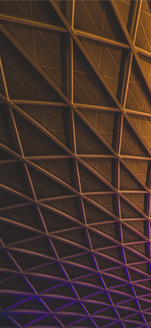 1125x2436 Illuminated modern facade - wallpaper iPhone X Wallpaper