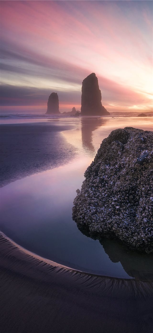 1125x2436 rock - seascape iPhone X Wallpaper