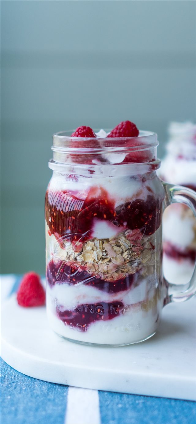 1125x2436 Overnight Oatmeal - breakfast iPhone X Wallpaper