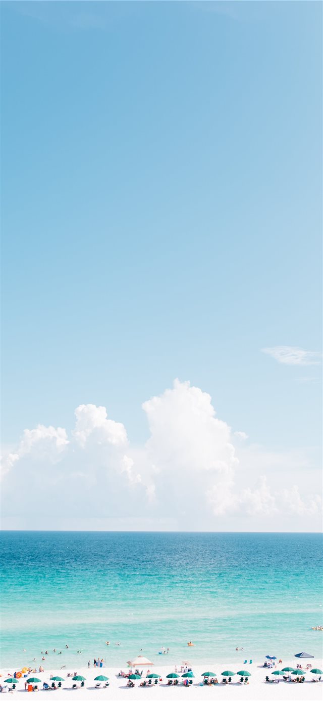 1125x2436 Pensacola Beach - summer iPhone X Wallpaper