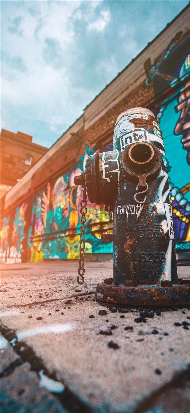 1125x2436 Hydrate with Art - street iPhone X Wallpaper
