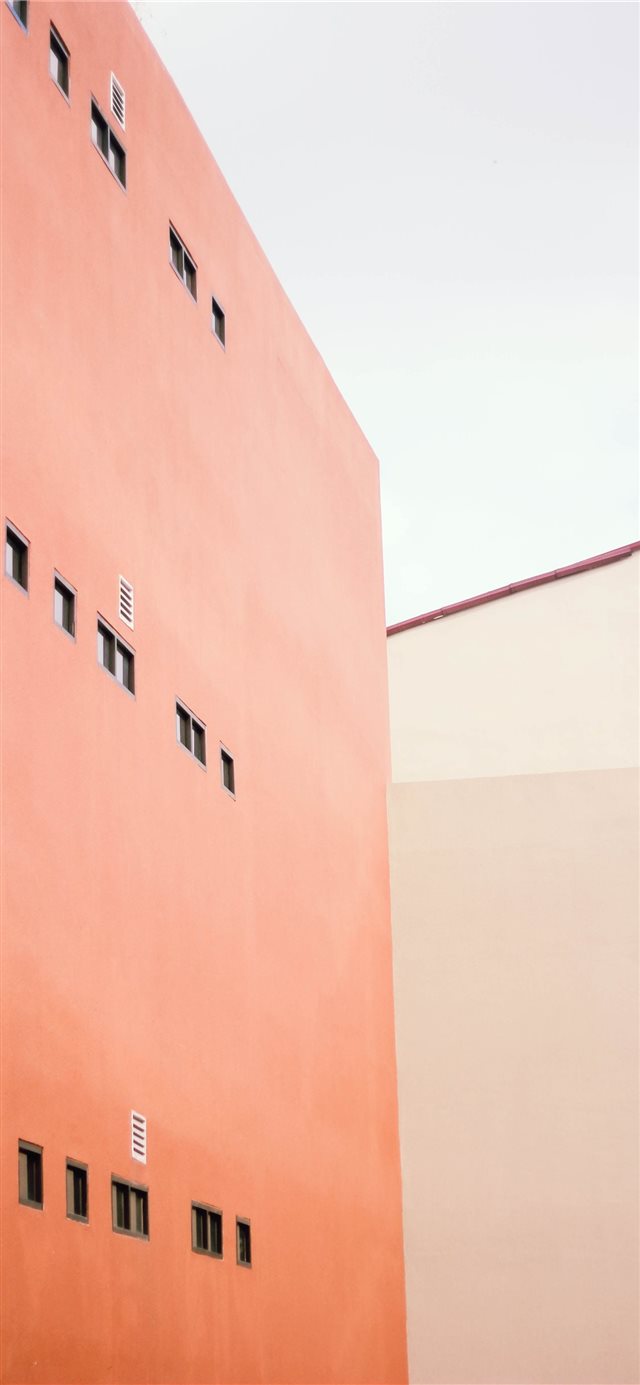 1125x2436 Oranye Inception - building iPhone X Wallpaper